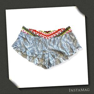 RIPCURL Embroidered Waistband Ruffle Shorts